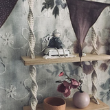 Macrame Timber Shelves