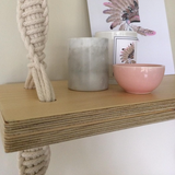 Macrame Timber Shelves